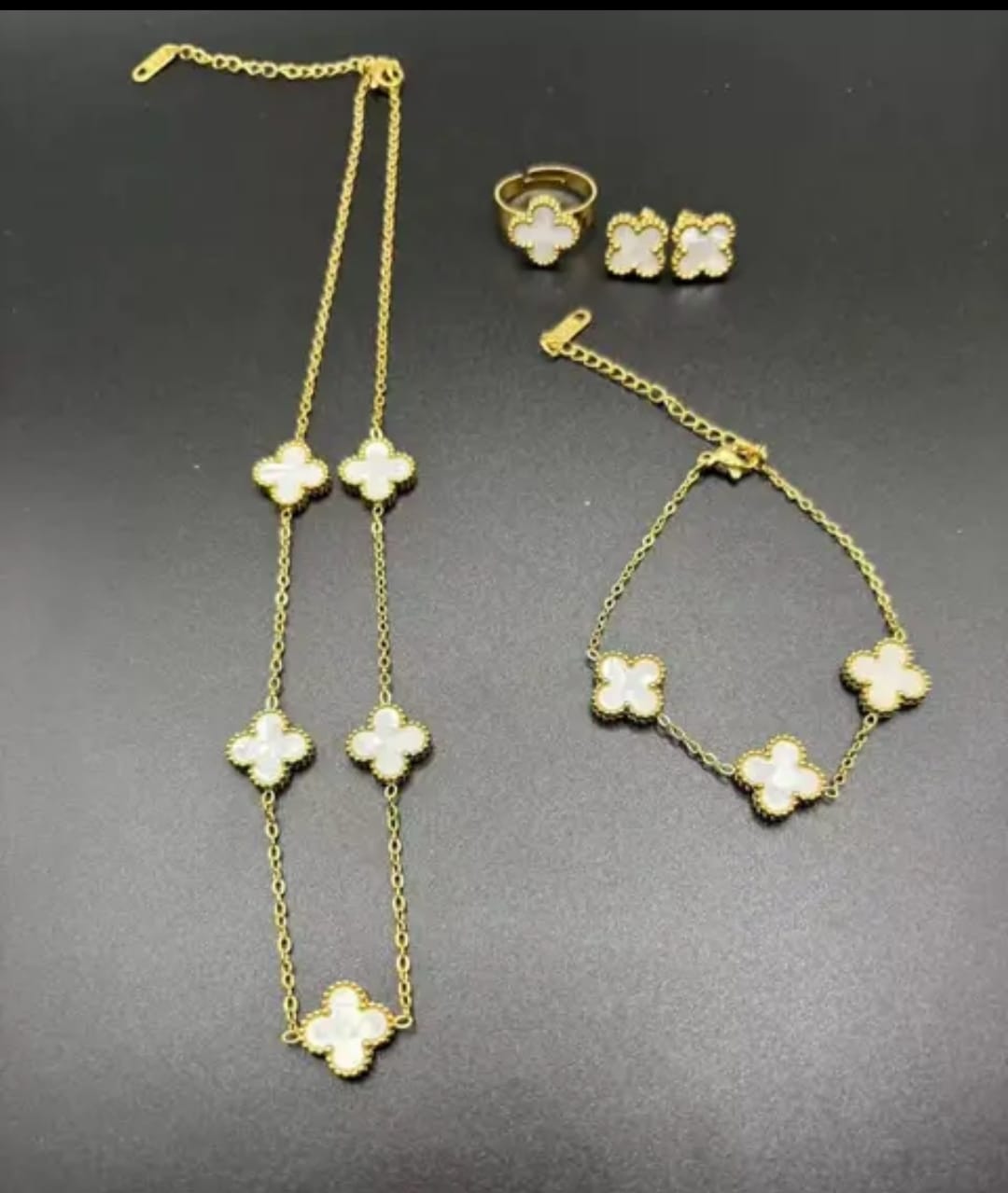 Anti tarnish sets (necklace with earrings)