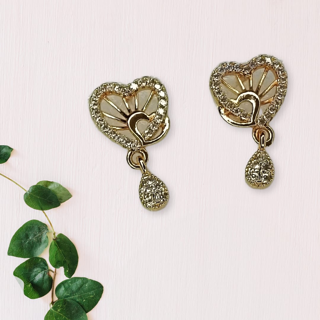 AD stone earrings