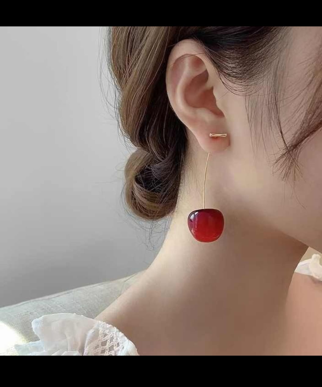 cherry earrings